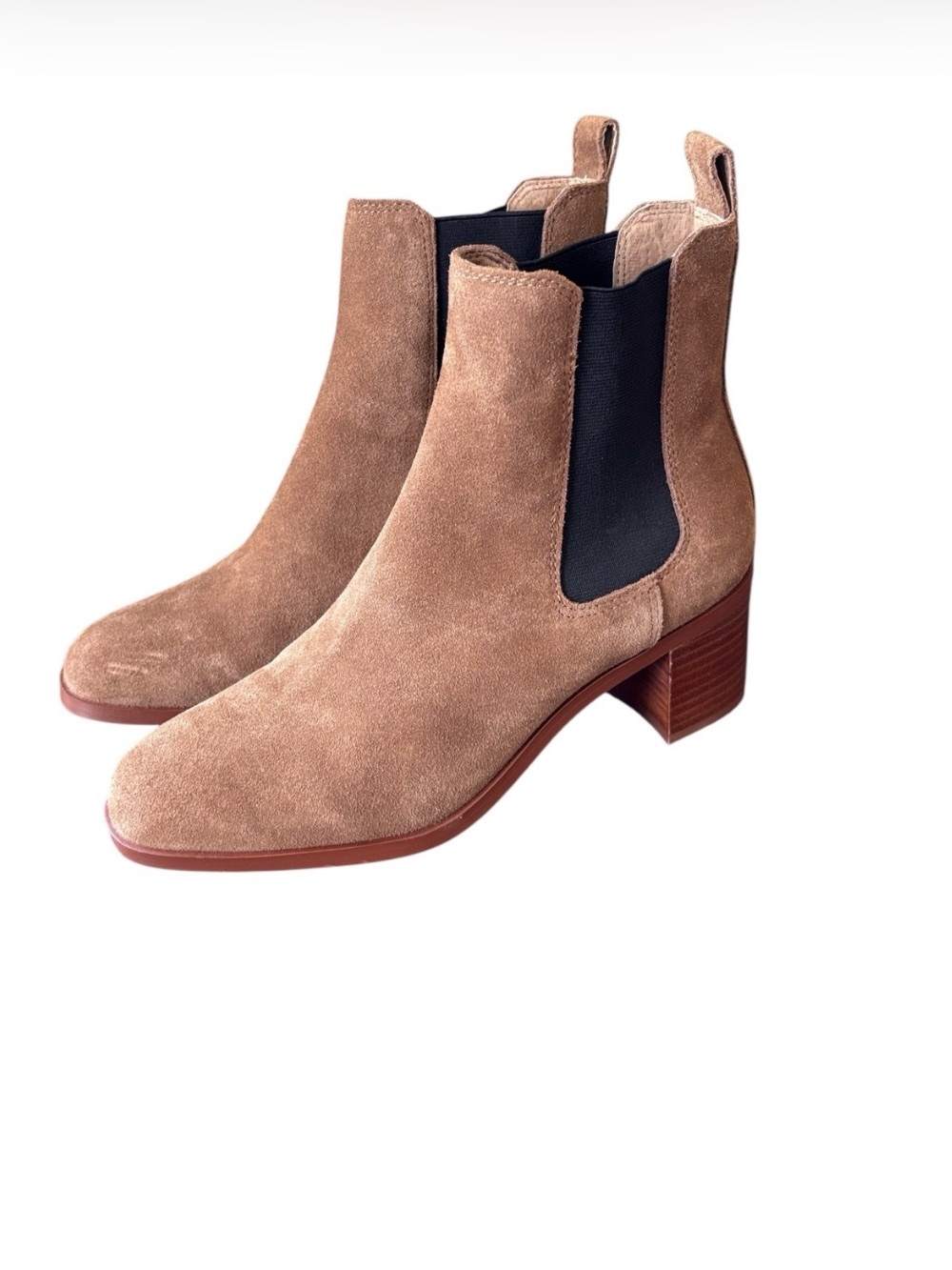 Steve Madden Rhiannon Chelsea Tan Suede Boot Size‎ 9